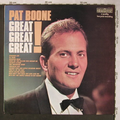 Boone,Pat: Great ! Geat ! Great, m-/vg+, Contour(), UK, Ri, 1972 - LP - X5256 - 5,50 Euro