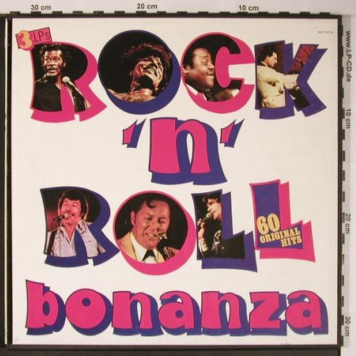V.A.Rock'n'Roll Bonanza: 60 original Hits, Box, no Booklet, Lotus(KB 702/3), I, 1983 - 3LP - X6078 - 9,00 Euro