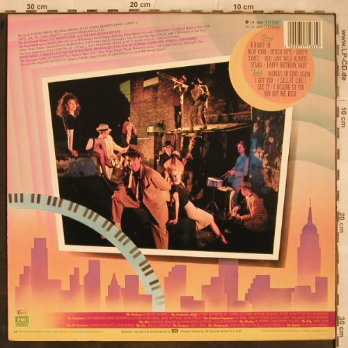 Elbow Bones & The Racketeers: New York At Dawn, EMI(7171031), NL, 1983 - LP - X737 - 6,00 Euro