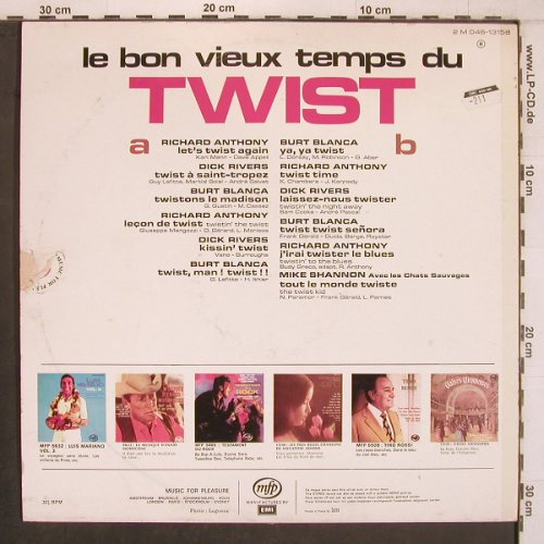 V.A.Twist! - le bon vieux temps du: Dick Rivers, Burt Blanca,R.Anthony, MFP(2M 046-13158), F,vg+/VG-,  - LP - X7999 - 5,00 Euro