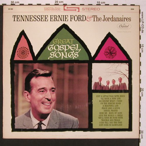 Tennessee Ernie Ford & Jordanaires: Great Gospel Songs, Capitol, wh.Muster(83 690), D, 1964 - LP - X8741 - 12,50 Euro