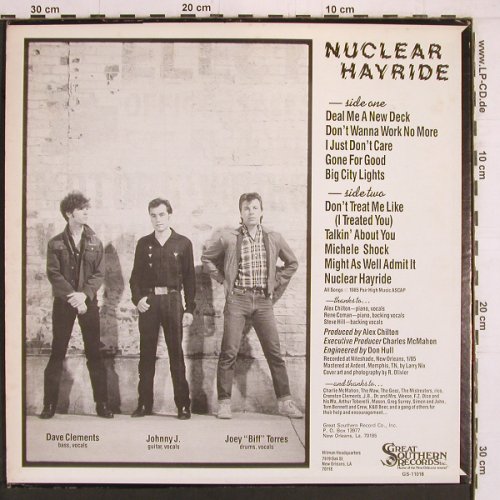 Johnny J. and The Hitmen: Nuclear Hayride, Great Southern Rec.(GS-11018), US, 1985 - LP - Y2011 - 9,00 Euro