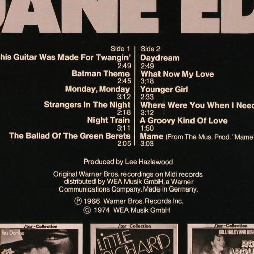 Eddy,Duane: Star-Collection (1966), m-/vg+, Midi, Ri(MID 26013), D, 1974 - LP - Y2169 - 5,00 Euro