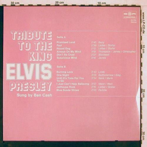 Presley,Elvis by Ben Cash: Tribute to the King, SR(64 785), D, 1976 - LP - Y2280 - 5,00 Euro