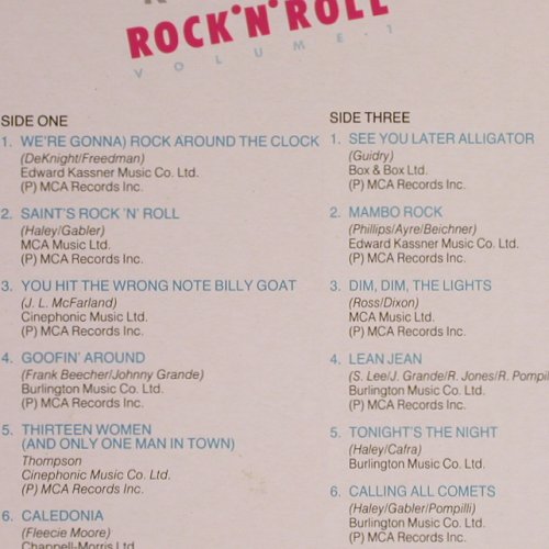 Haley,Bill & Comets: Rip It Up, Foc, Connoisseur(VSOPLP116), UK, 1988 - 2LP - Y4105 - 7,50 Euro