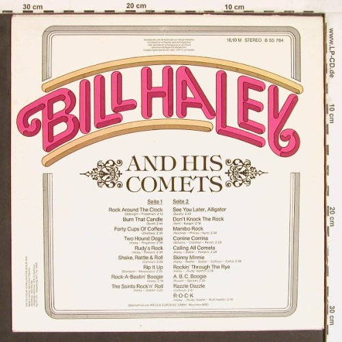 Haley & His Comets,Bill: Same,, vg+/m- (plays well), Amiga(8 55 784), DDR, 1981 - LP - Y4476 - 6,00 Euro