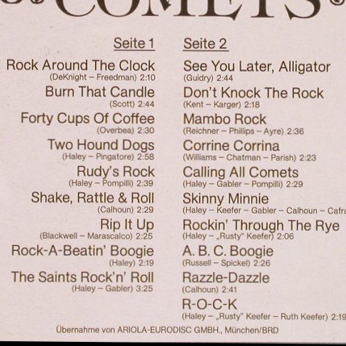 Haley & His Comets,Bill: Same,, vg+/m- (plays well), Amiga(8 55 784), DDR, 1981 - LP - Y4476 - 6,00 Euro