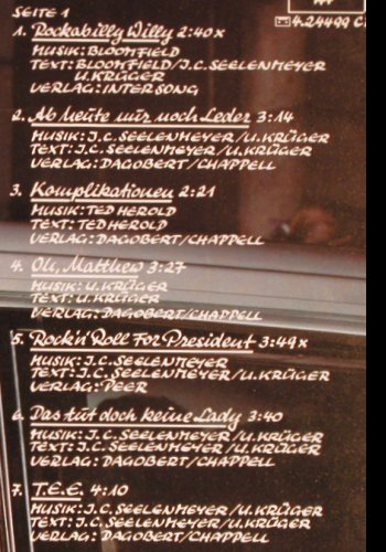 Herold,Ted: R'n'R For President, +Poster, Teldec(6.24499 AP), D, 1980 - LP - Y4508 - 6,00 Euro