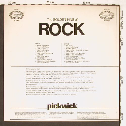 Haley,Bill & Comets: The Golden King Of Rock, LIVE, Hallmark(SHM 773), UK, 1971 - LP - Y4513 - 6,00 Euro