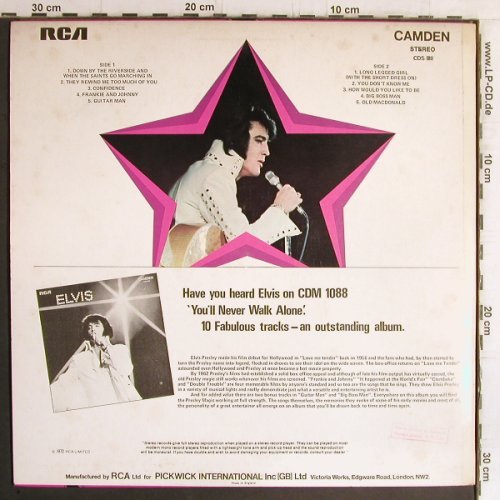 Presley,Elvis: Sings Hits From His Movie, RCA Camden(CDS 1110), US/UK, 1972 - LP - Y5518 - 6,00 Euro