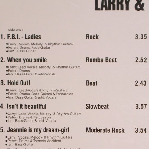 Larry & the Movers: The Best Of, Line(6.24592 AP), D, 1981 - LP - Y6007 - 5,00 Euro