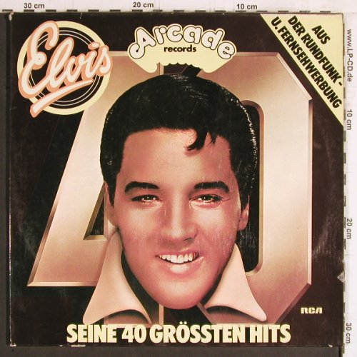 Presley,Elvis: Seine 40 Grössten Hits, Foc, Arcade(ADE G6), D,  - 2LP - Y6016 - 9,00 Euro