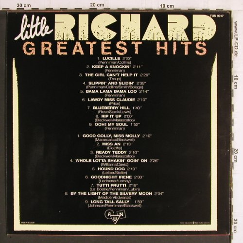 Little Richard: Greatest Hits, FUN(FUN 9017), B,  - LP - Y6059 - 6,00 Euro