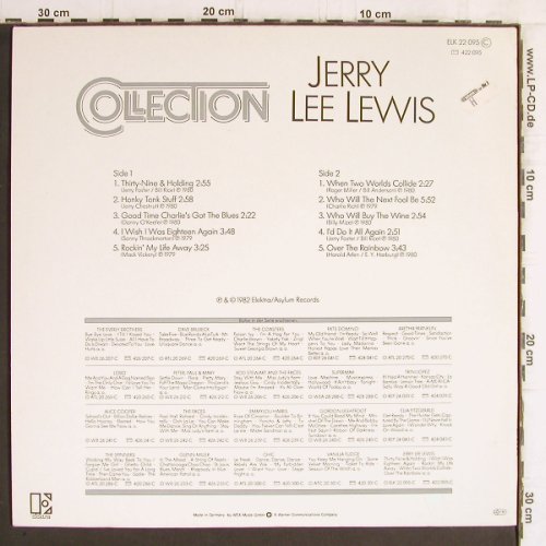 Lewis,Jerry Lee: Collection, Elektra(ELK 22 095), D, 1982 - LP - Y6102 - 6,00 Euro