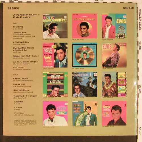 Presley,Elvis: A Portrait In Music,Foc, RCA Victor(SRS 558), D,  - LP - Y613 - 7,50 Euro