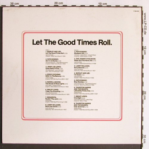 V.A.Let The Good Times Roll: Early Rock Classics,1952-58,Foc, Capitol,Kess funnyFrisch (F 669.084), D Typ: LP Best.-Nr.: Y6673 Preis: 7,50 Euro