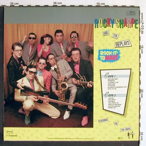 Rocky Sharpe and the Sharpe: Rock It To Mars, Chiswick(0067.072), D, 1980 - LP - Y7063 - 7,50 Euro
