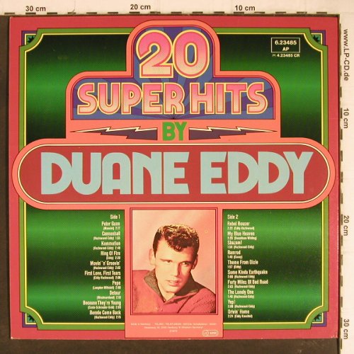 Eddy,Duane: 20 Hits By, London(6.23485 AP), D, 1978 - LP - Y8472 - 6,00 Euro