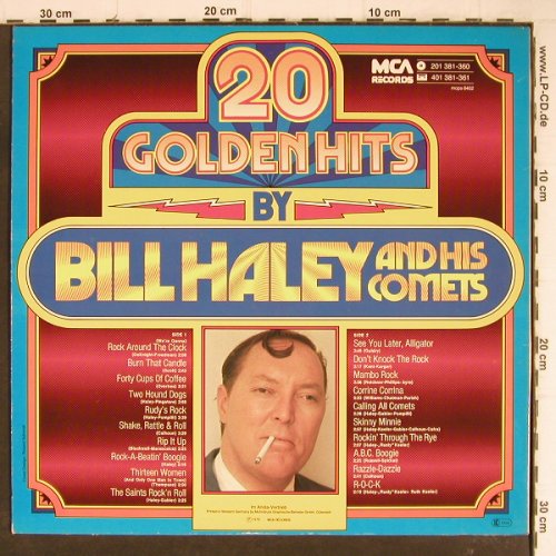 Haley,Bill & Comets: 20 Golden Hits By, MCA(201 381-360), D, Ri, 1976 - LP - Y8475 - 6,00 Euro