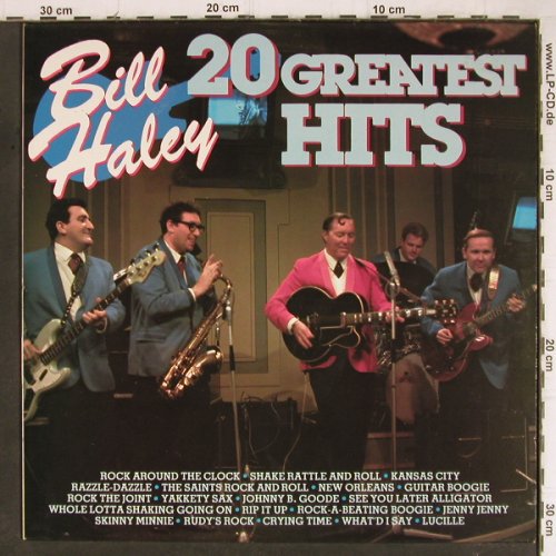 Haley,Bill & Comets: 20 Greatest Hits  (Live), BlackTulip(BT 555010), UK,  - LP - Y8484 - 6,00 Euro