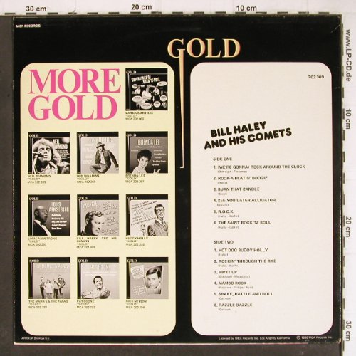 Haley,Bill & Comets: Gold '74, MCA(202 369), NL, Ri, 1980 - LP - Y8503 - 5,00 Euro