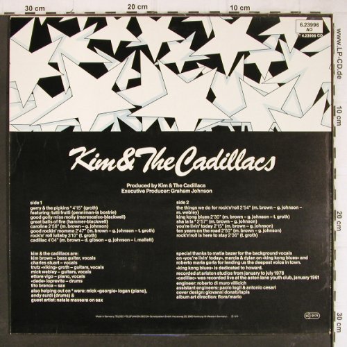 Kim & The Cadillacs: Same, Decca(6.23996 AO), D, 1979 - LP - Y8504 - 6,00 Euro