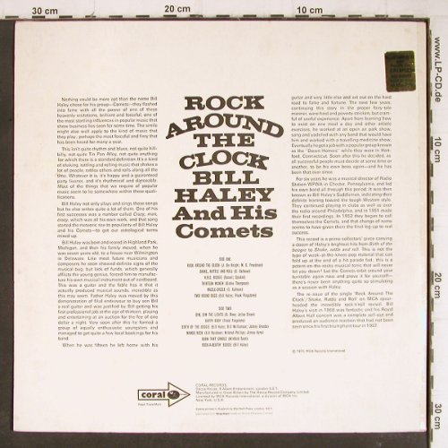Haley,Bill & Comets: Rock Around The Clock, Mono, Coral(CP 55), UK, Ri, 1970 - LP - Y8511 - 7,50 Euro