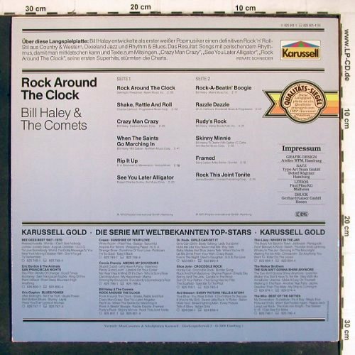 Haley,Bill & Comets: Rock Around The Clock (Live), Karussell Gold(825 801), D, 1970 - LP - Y8519 - 5,00 Euro