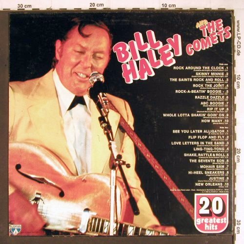 Haley,Bill & Comets: 20 Greatest Hits, Lotus(LOP14016), I, 1982 - LP - Y8524 - 5,00 Euro