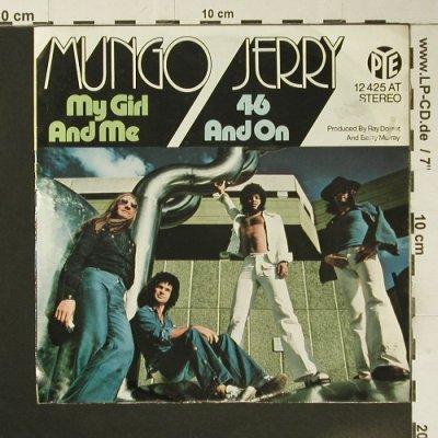 Mungo Jerry: My Girl And Me, m-/vg+, Pye(12 425 AT), D, 1972 - 7inch - S7320 - 2,50 Euro