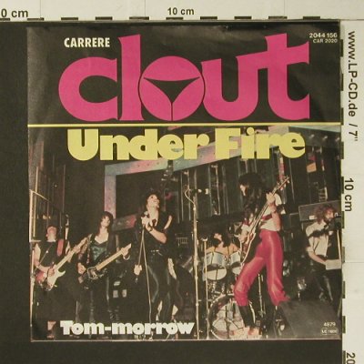 Clout: Under Fire / Tom-Morrow, Carrere (2044 156), D, 1979 Typ: 7" Best.-Nr.: S7384 Preis: 2,00 Euro
