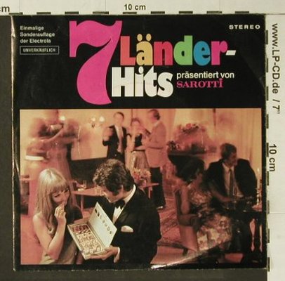 V.A.7 Länderhits: präentiert von Sarotti, Promo, Sonderauflage (7 PAL 60.190 A), D Typ: 7" Best.-Nr.: S7407 Preis: 2,50 Euro