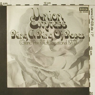 Union Express: Ring A Ring Of Roses/Emily Knows, Decca (DL 25 482), D, 1971 Typ: 7" Best.-Nr.: S7464 Preis: 3,00 Euro