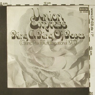 Union Express: Ring A Ring Of Roses/Emily Knows, Decca(DL 25 482), D, 1971 - 7inch - S7464 - 3,00 Euro
