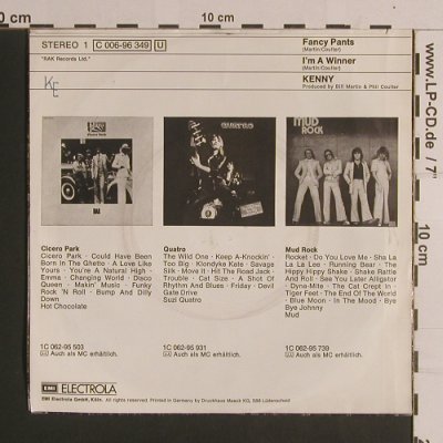 Kenny: Fancy Pants, m-/vg+, RAK (C 006-96 349), D, 1975 Typ: 7" Best.-Nr.: S7892 Preis: 1,50 Euro