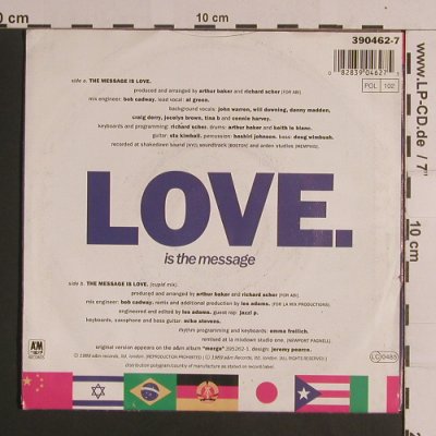 Baker,Arthur  a.t. backbeat discipl: The Message of Love, AM(390 462-7), D, 1989 - 7inch - S7973 - 2,00 Euro