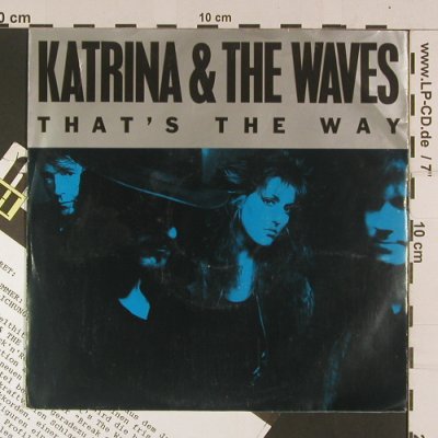 Katrina & the Waves: That's the way/Love Calculator, SBK Rec/EMI(20 3442 7), EEC,m-/vg+, 1989 - 7inch - S7988 - 2,50 Euro