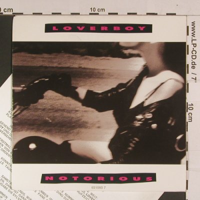 Loverboy: Notorious / Wildside, CBS(651060 7), NL, 1987 - 7inch - S8019 - 2,50 Euro