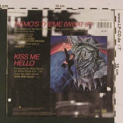 Shaw,Tommy: Remo's Theme (What if), AM(390 050-7), D, 1985 - 7inch - S8030 - 2,50 Euro