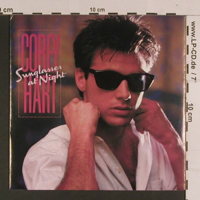 Hart,Corey: Sunglasses At Night / At The Dance, EMI America(1 A 006-2002417), NL, 1984 - 7inch - S8097 - 2,50 Euro
