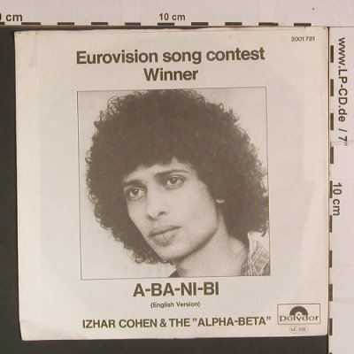 Cohen,Izhar & The "Alpha-Beta": A-Ba-Ni-Bi (English) / Illusions, Polydor(2001 781), D, 1978 - 7inch - S8112 - 2,50 Euro