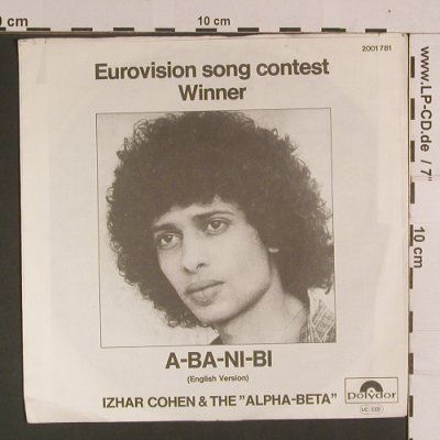 Cohen,Izhar & The "Alpha-Beta": A-Ba-Ni-Bi (English) / Illusions, Polydor (2001 781), D, 1978 Typ: 7" Best.-Nr.: S8112 Preis: 2,50 Euro