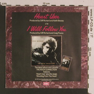 Richard,Cliff: Heart User, EMI(20 0513 7), EEC, 1985 - 7inch - S8142 - 4,00 Euro