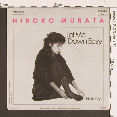 Murata,Hiroko: Let Me Down Easy / Holiday, Teldec(6.13966 AC), D, 1983 - 7inch - S8415 - 3,00 Euro