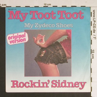 Rockin'Sidney: My Toot Toot / My Zydeco Shoes, Mercury(880 837-7Q), D, 1985 - 7inch - S8772 - 2,50 Euro