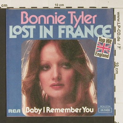 Tyler,Bonnie: Lost in France, RCA (26.11493), D, 1976 Typ: 7" Best.-Nr.: S8884 Preis: 2,50 Euro