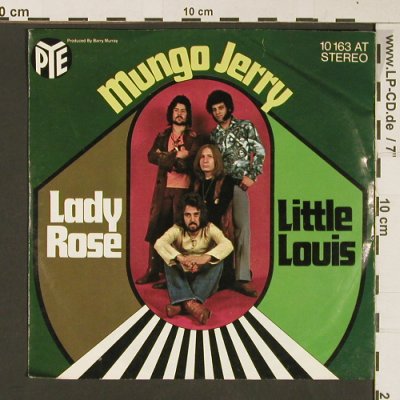 Mungo Jerry: Lady Rose, m-/vg+, PYE(10 163 AT), D,  - 7inch - S8959 - 2,00 Euro