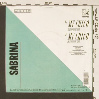 Sabrina: My Chico *2(radio/dub house mx), Metronome(887-914), D, 1988 - 7inch - S9004 - 2,50 Euro