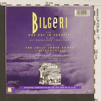 Bilgeri: One Day In Paradise/JollyJokerSamba, Electrola(1C 006-2041427), D, 1990 - 7inch - S9022 - 3,00 Euro