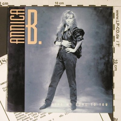 Annika B.: Give my Love to you, CBS(655975 7), NL, 1990 - 7inch - S9048 - 2,50 Euro